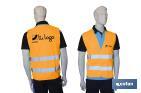 High visibility vest | Orange | Size XXL | EN ISO 20471 | CAT. III - Cofan